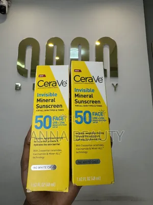 CeraVe No White Cast Face Sunscreen for All Skin Types & Tones