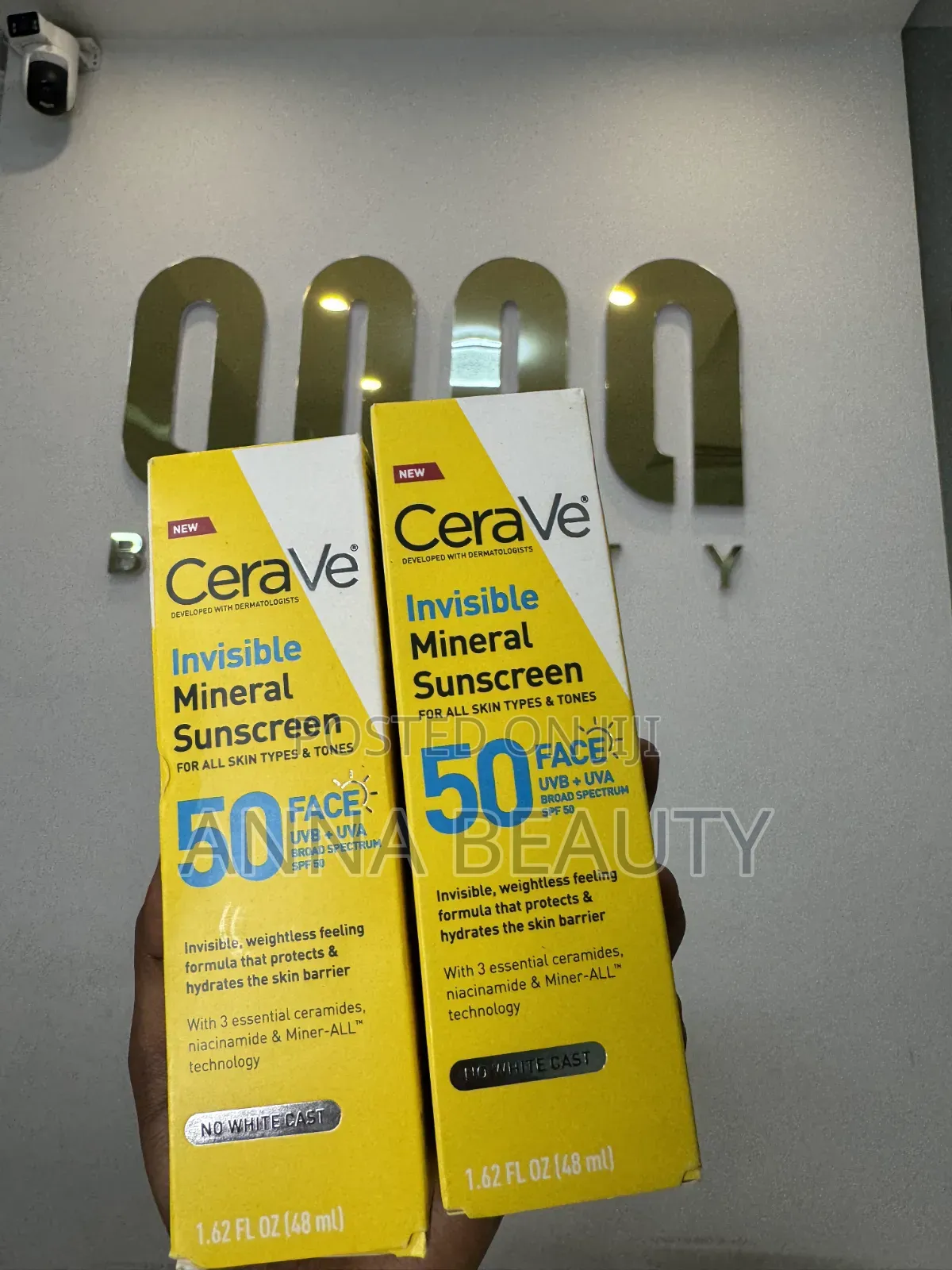 CeraVe Invisible Mineral Sunscreen Face SPF 50