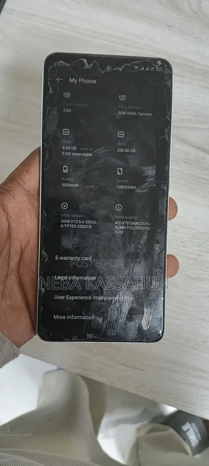 Tecno Spark 10 Pro 256 GB White