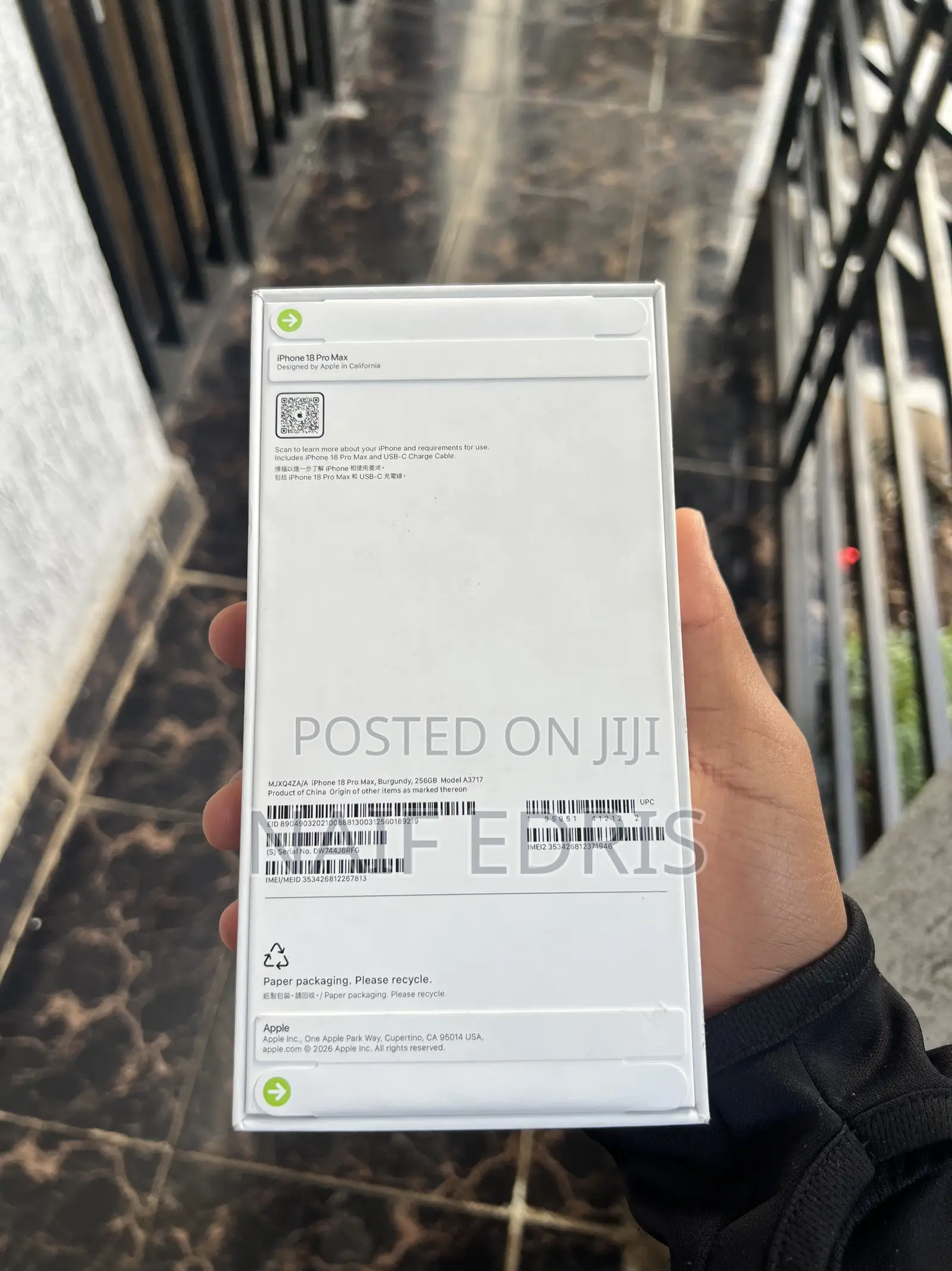 New Apple iPhone 18 Pro Max 256 GB