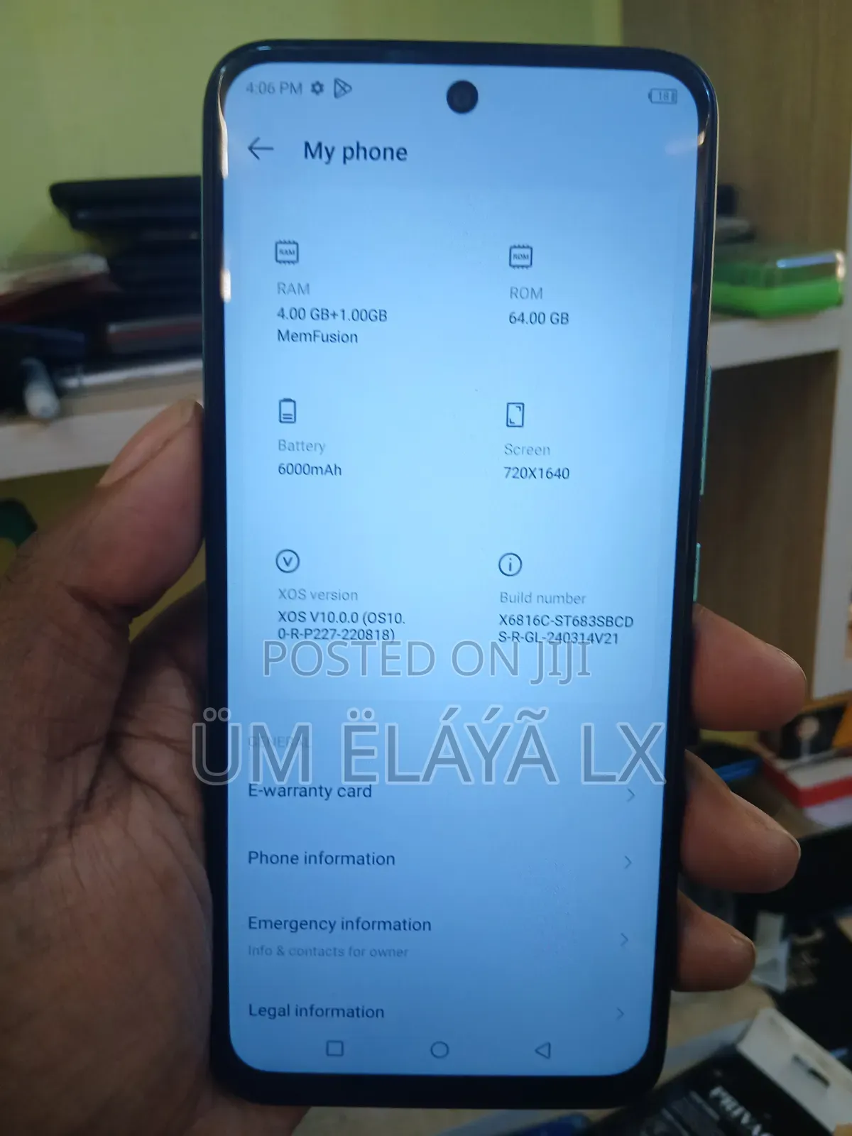 Infinix Hot 12 play 64 GB Blue