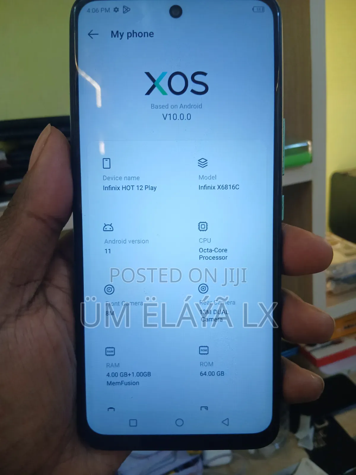 Infinix Hot 12 play 64 GB Blue