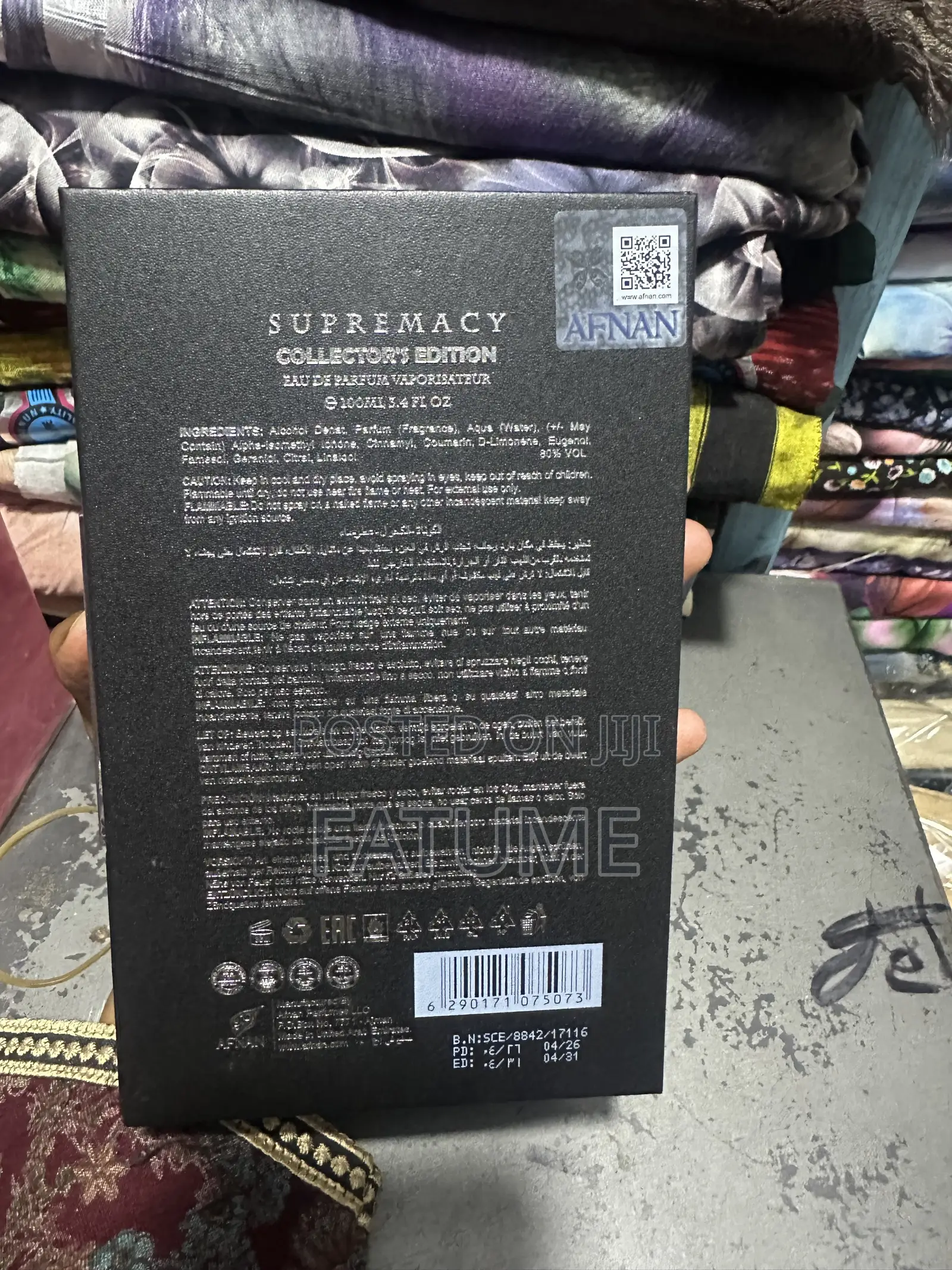 Afnan Supremacy Not Only Intense Perfume 150ml