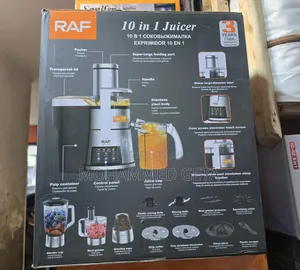 RAF 10 in 1 Juicer (Multifunction Food Processor and Juice Extractor