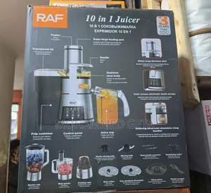 RAF 10 in 1 Juicer (Multifunction Food Processor and Juice Extractor