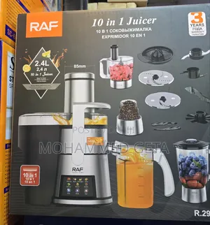 RAF 10 in 1 Juicer (Multifunction Food Processor and Juice Extractor