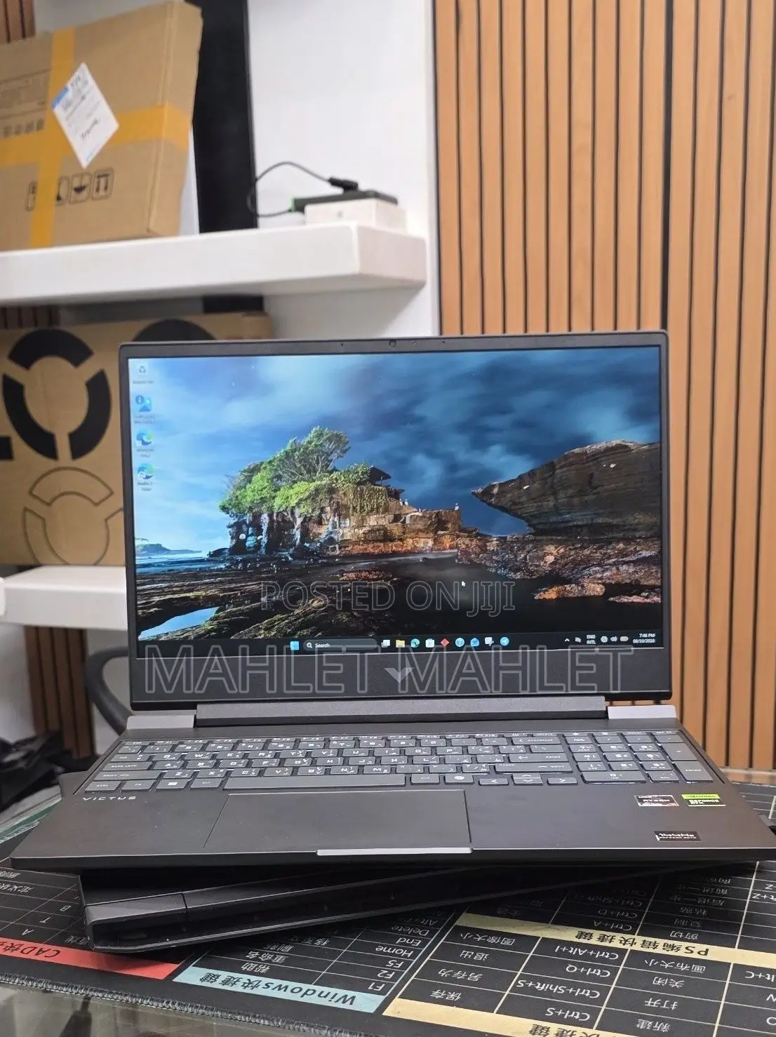New Laptop HP Victus 16 16GB AMD Ryzen 7 SSD 512GB
