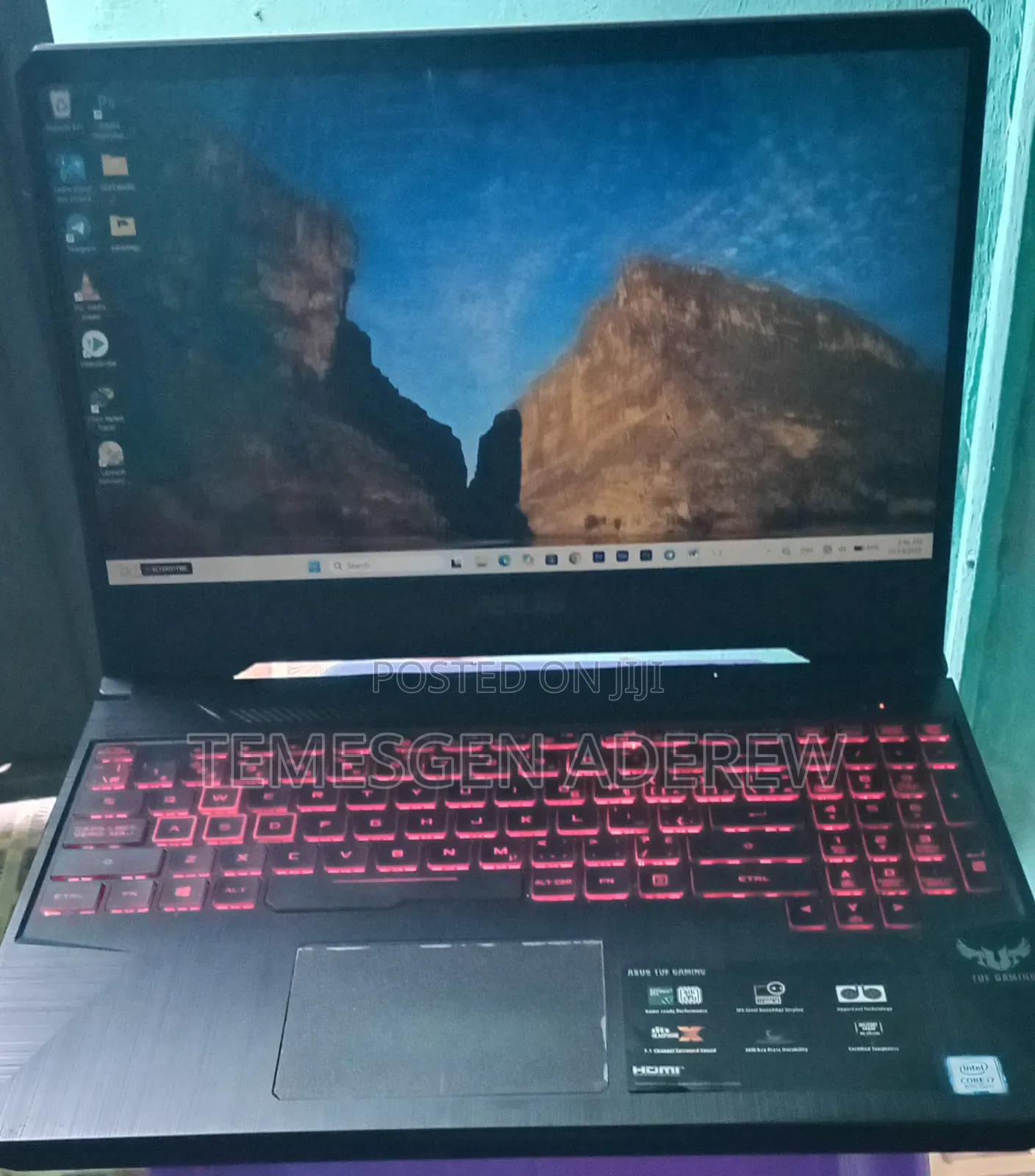 Laptop Asus TUF Gaming A15 16GB Intel Core i7 HDD+SSD 1T