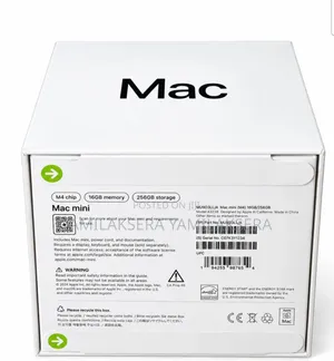 New Desktop Computer Apple Mac Mini 16GB SSD 256GB