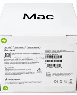 New Desktop Computer Apple Mac Mini 16GB SSD 256GB