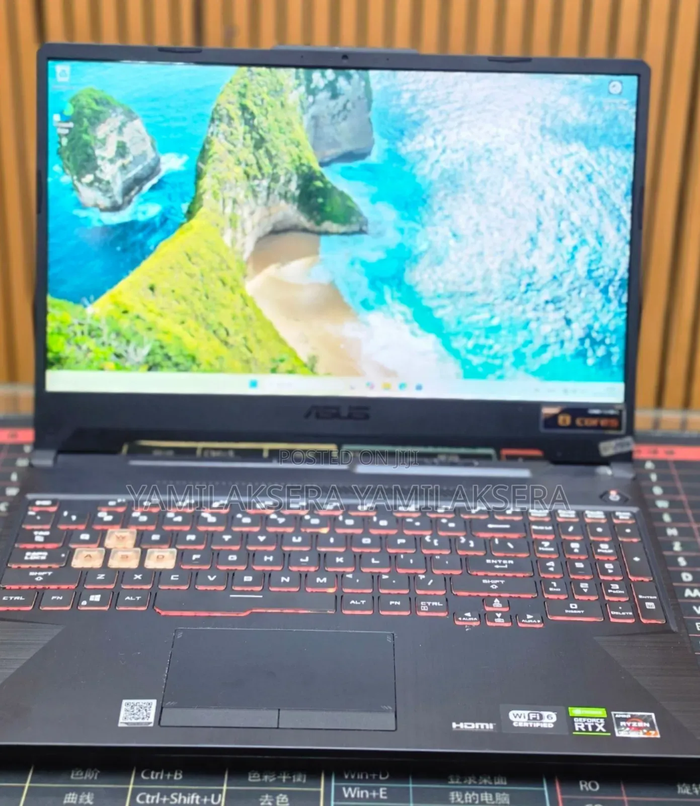 New Laptop Asus TUF Gaming A15 32GB AMD Ryzen 7 SSD 1T