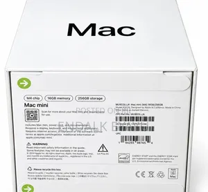 Desktop Computer Apple Mac Mini 16GB SSD 256GB