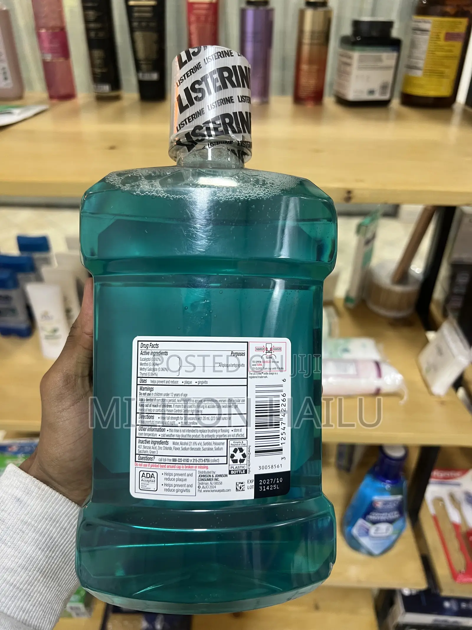 Original Listerine Mouthwash USA Standard 1.5 Liters