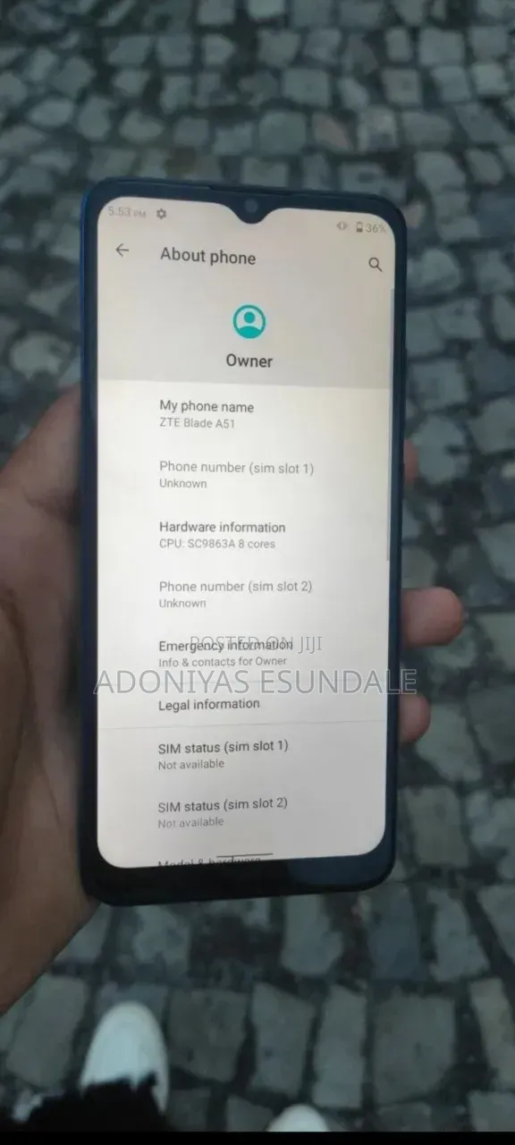 New ZTE Blade A51 32 GB Blue
