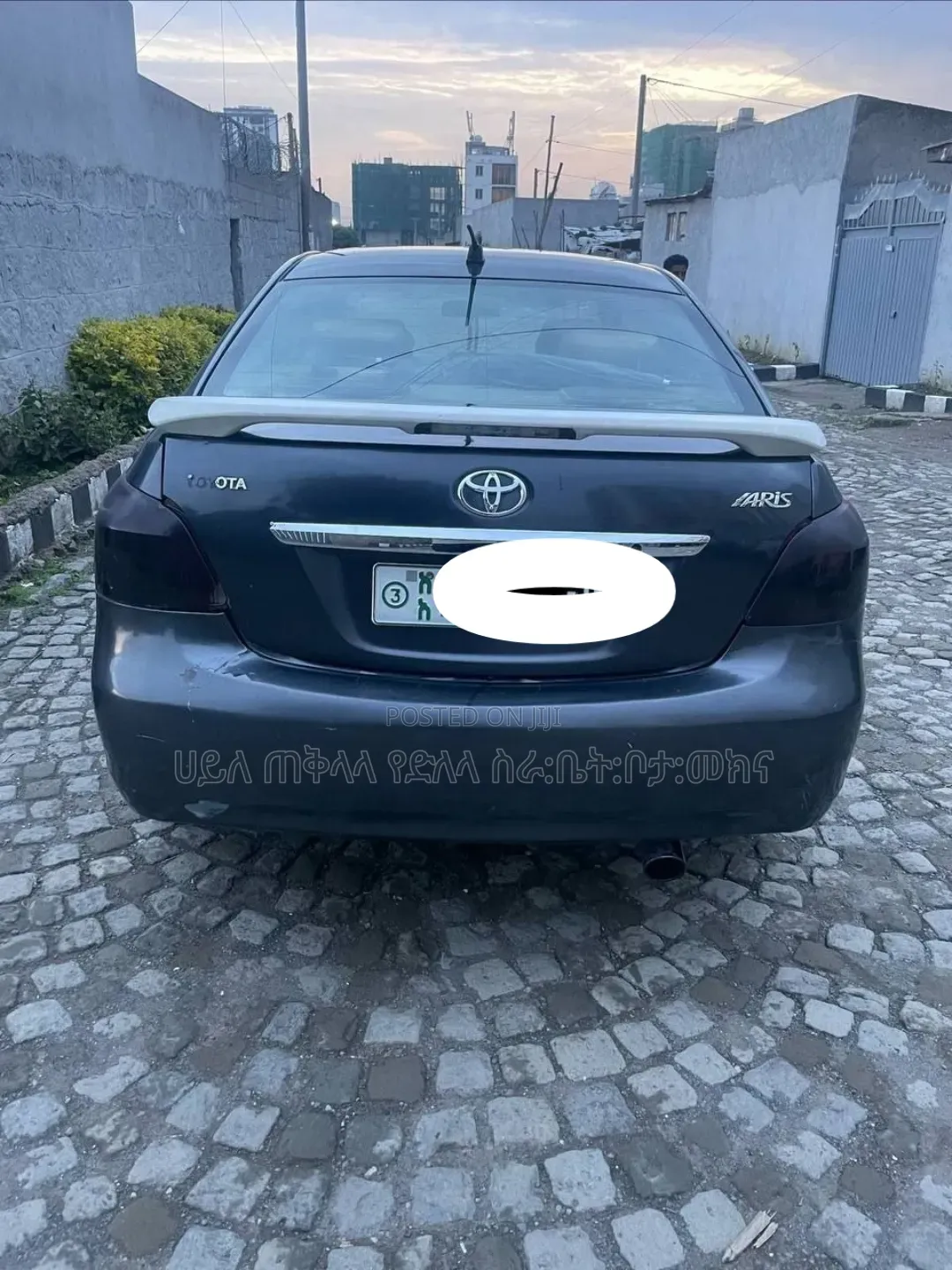 Toyota Yaris 2007 Matt Black