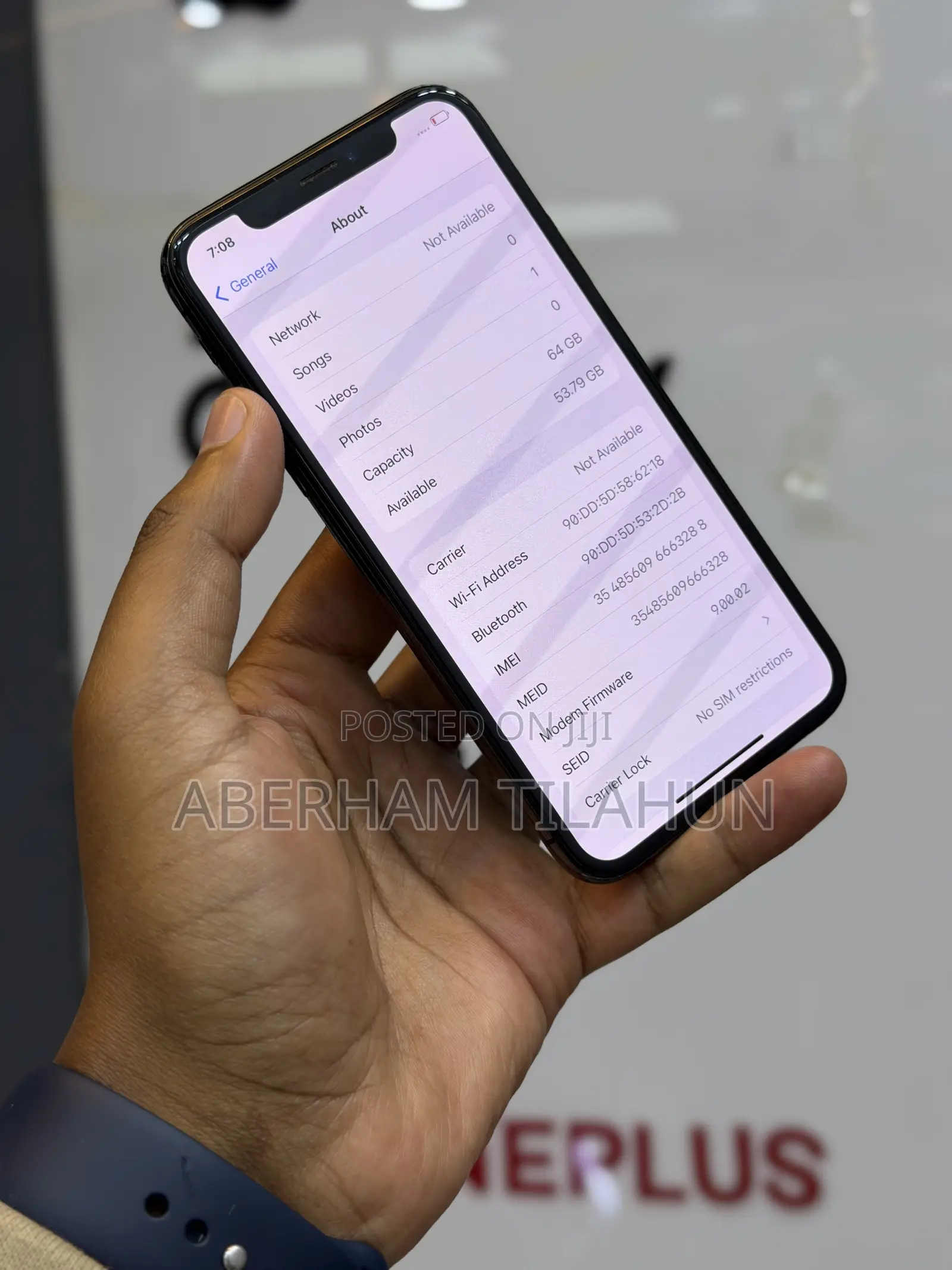 Apple iPhone X 64 GB Black