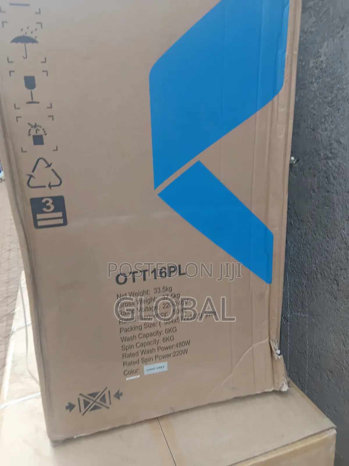 Orbit 16kg Gray Color Washing Machine