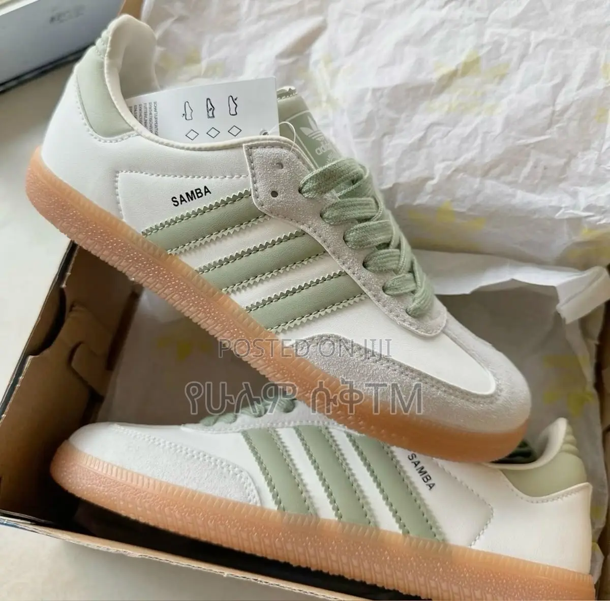 Adidas Samba OG ‘Sage Green/Cream’ WMNS Shoes