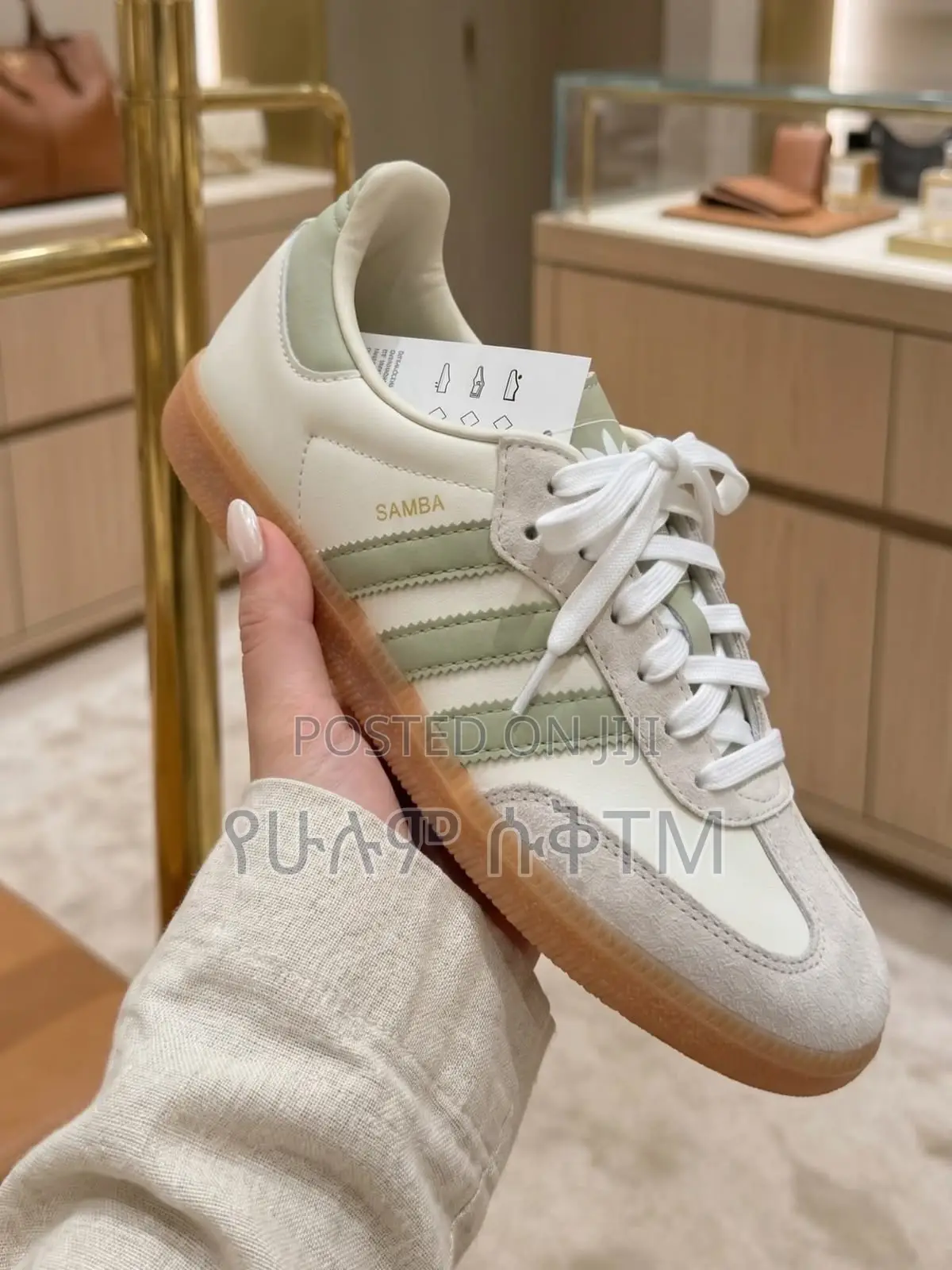 Adidas Samba OG ‘Sage Green/Cream’ WMNS Shoes