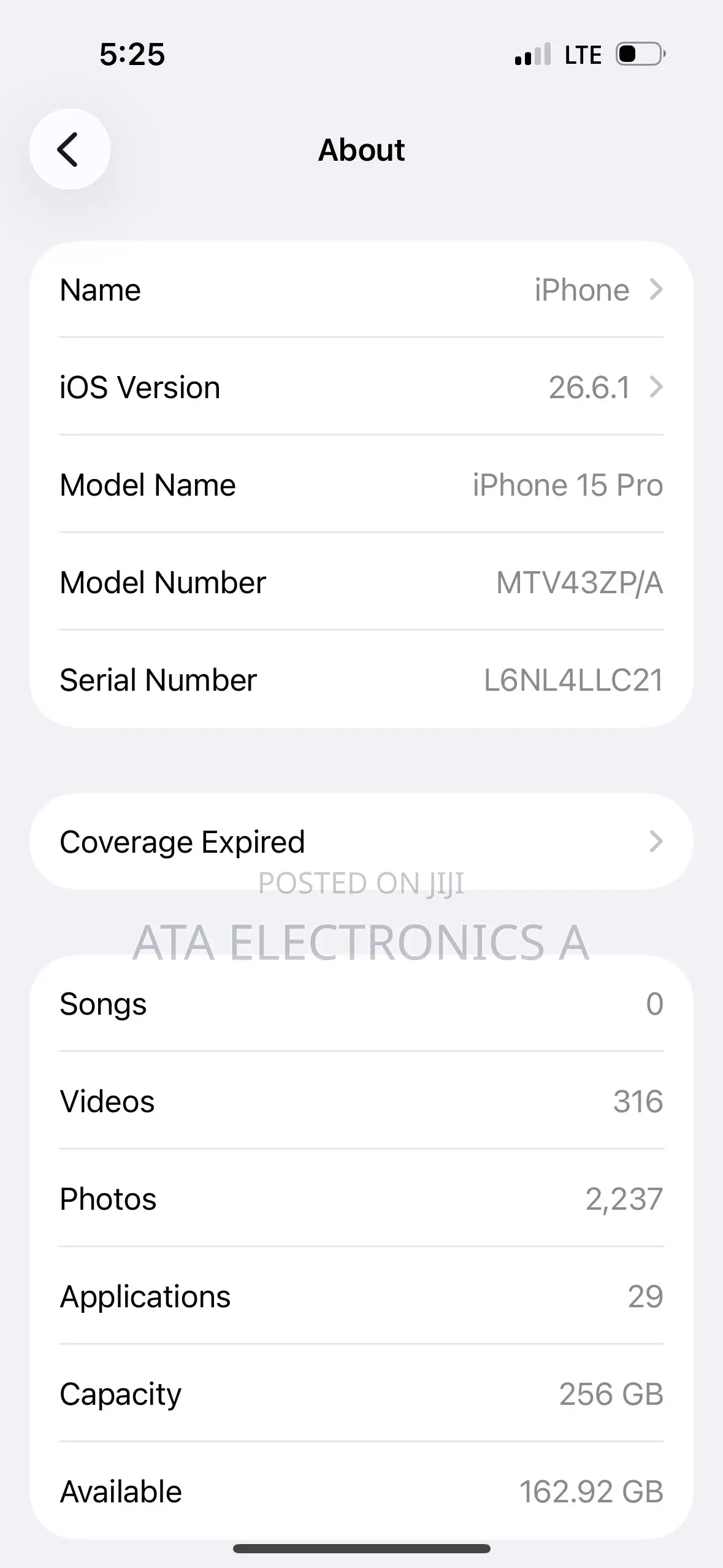 Apple iPhone 15 Pro 256 GB White