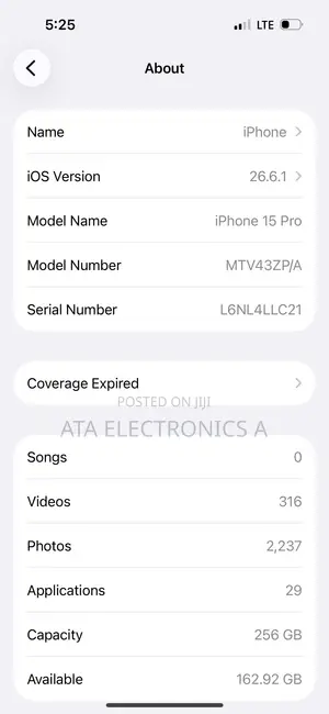 Apple iPhone 15 Pro 256 GB White