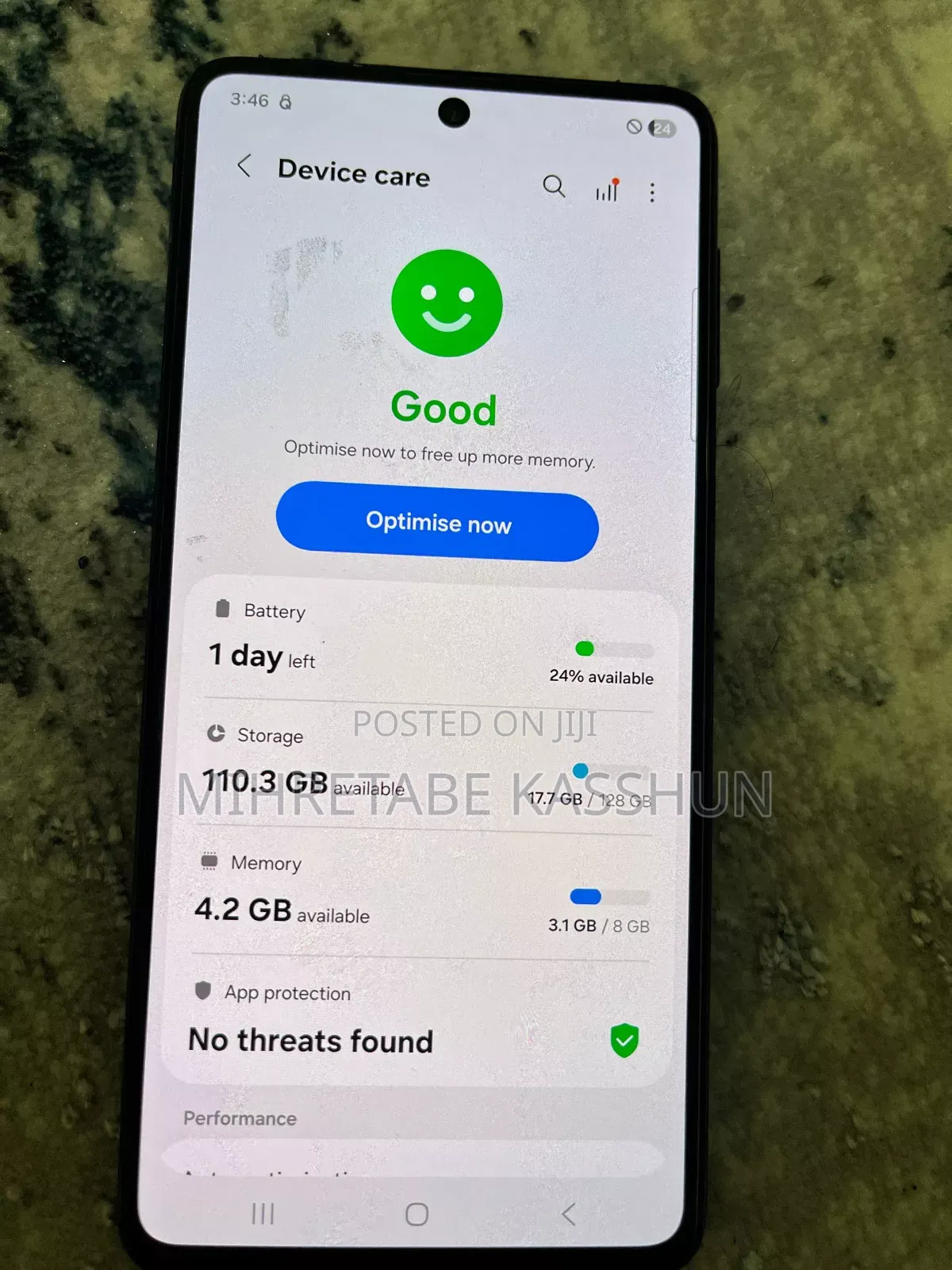 Samsung Galaxy Quantum 3 128 GB Black