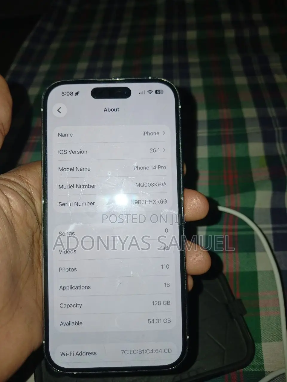 Apple iPhone 14 Pro 128 GB Silver