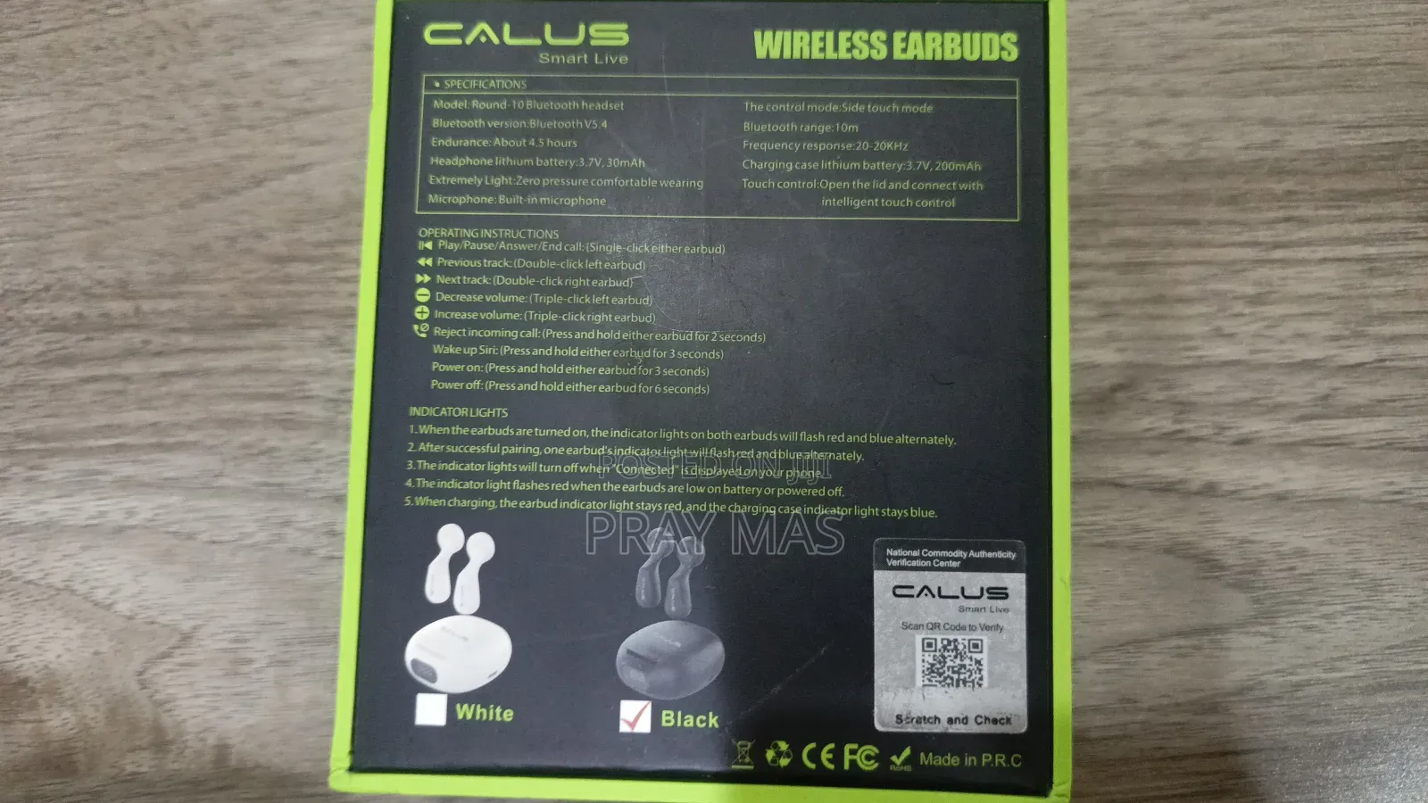 Calus Amart Live Air Pod Round 10