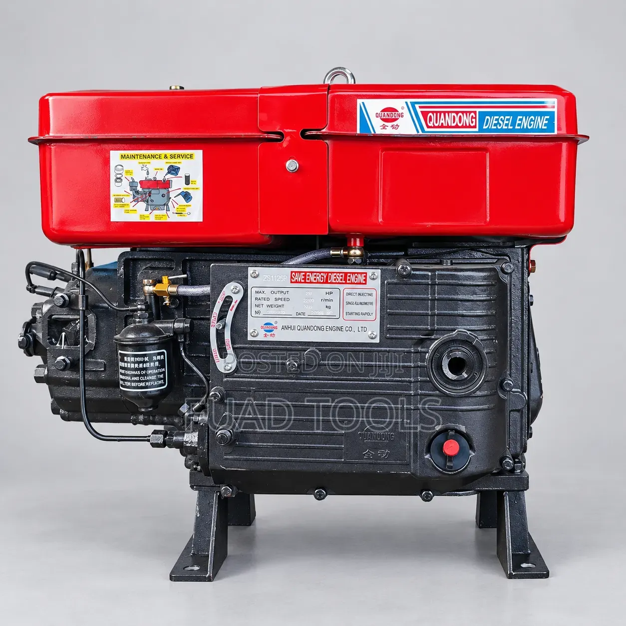 QUANDONG 28HP Diesel Engine – Heavy-Duty Industrial Engine