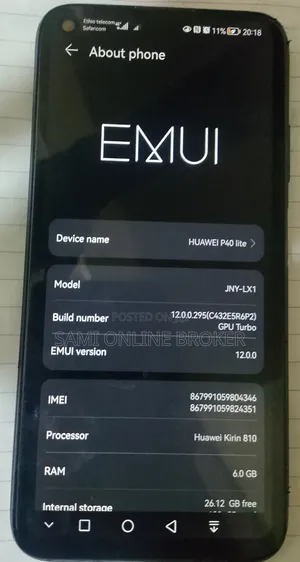 Huawei P40 Lite 128 GB Black