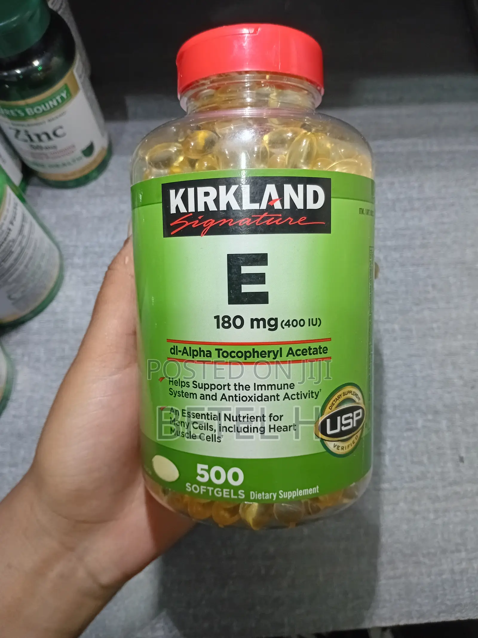 Kirkland Signature Vitamin E 180 Mg (400 IU) - 500 Softgels