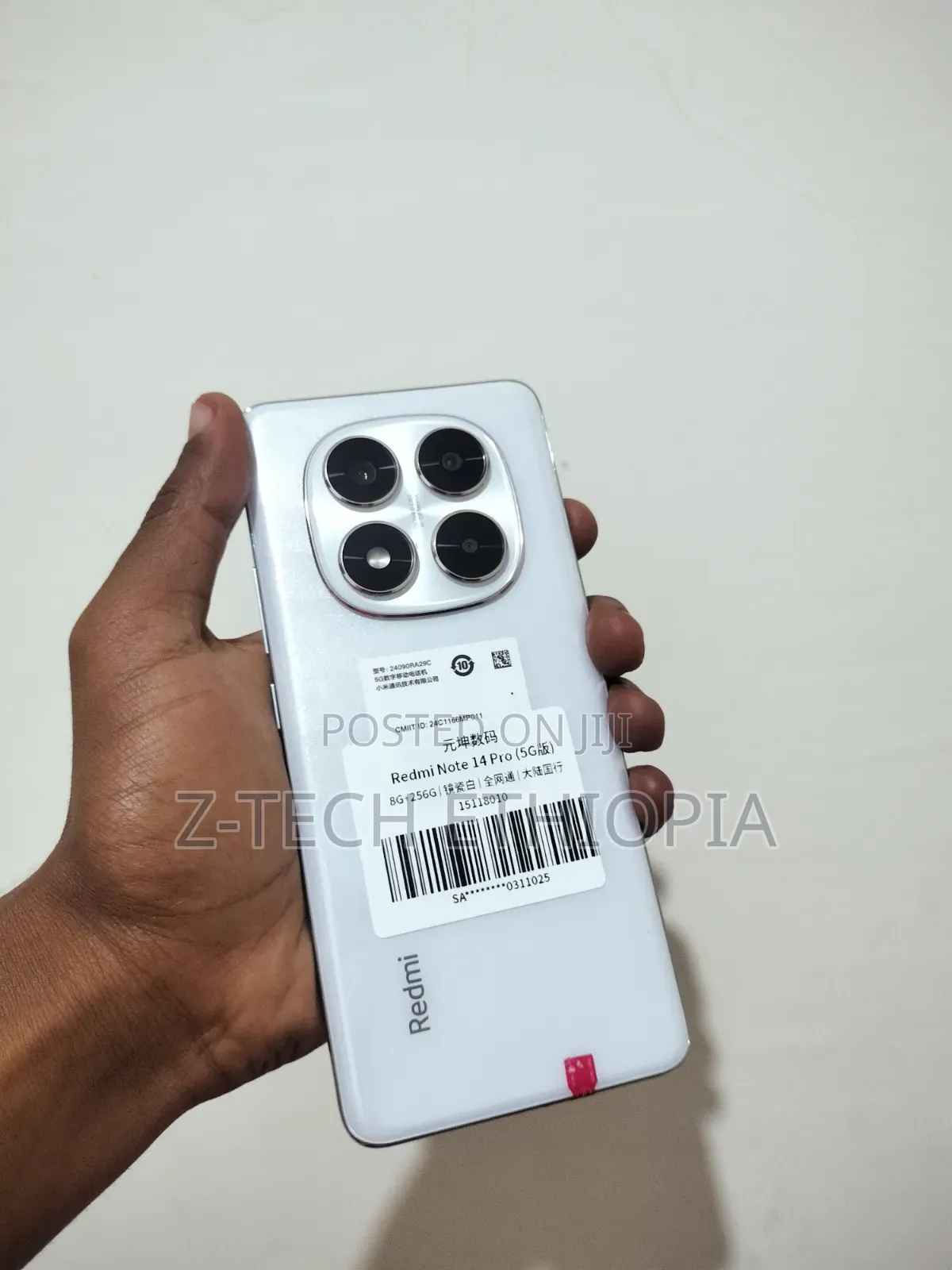 New Xiaomi Redmi Note 14 Pro 5G 256 GB White