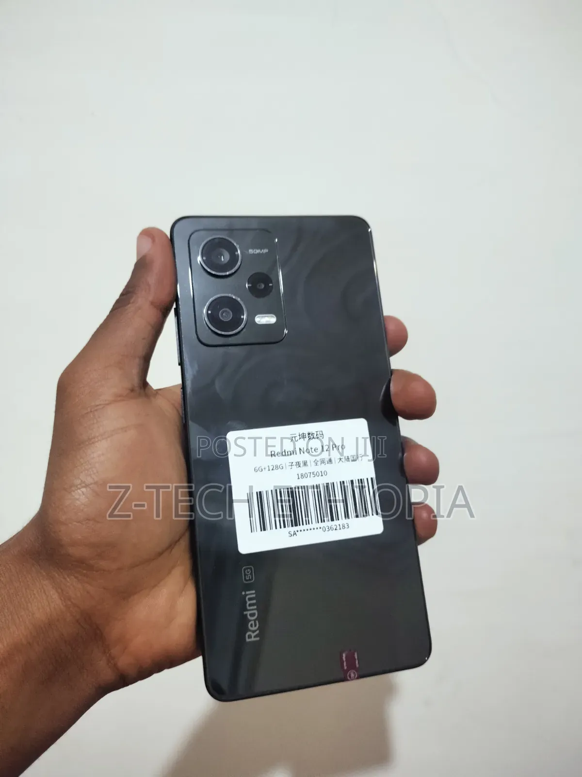 New Xiaomi Redmi Note 12 Pro 5G 128 GB Black