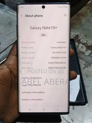 Samsung Galaxy Note 10 Plus 256 GB Black
