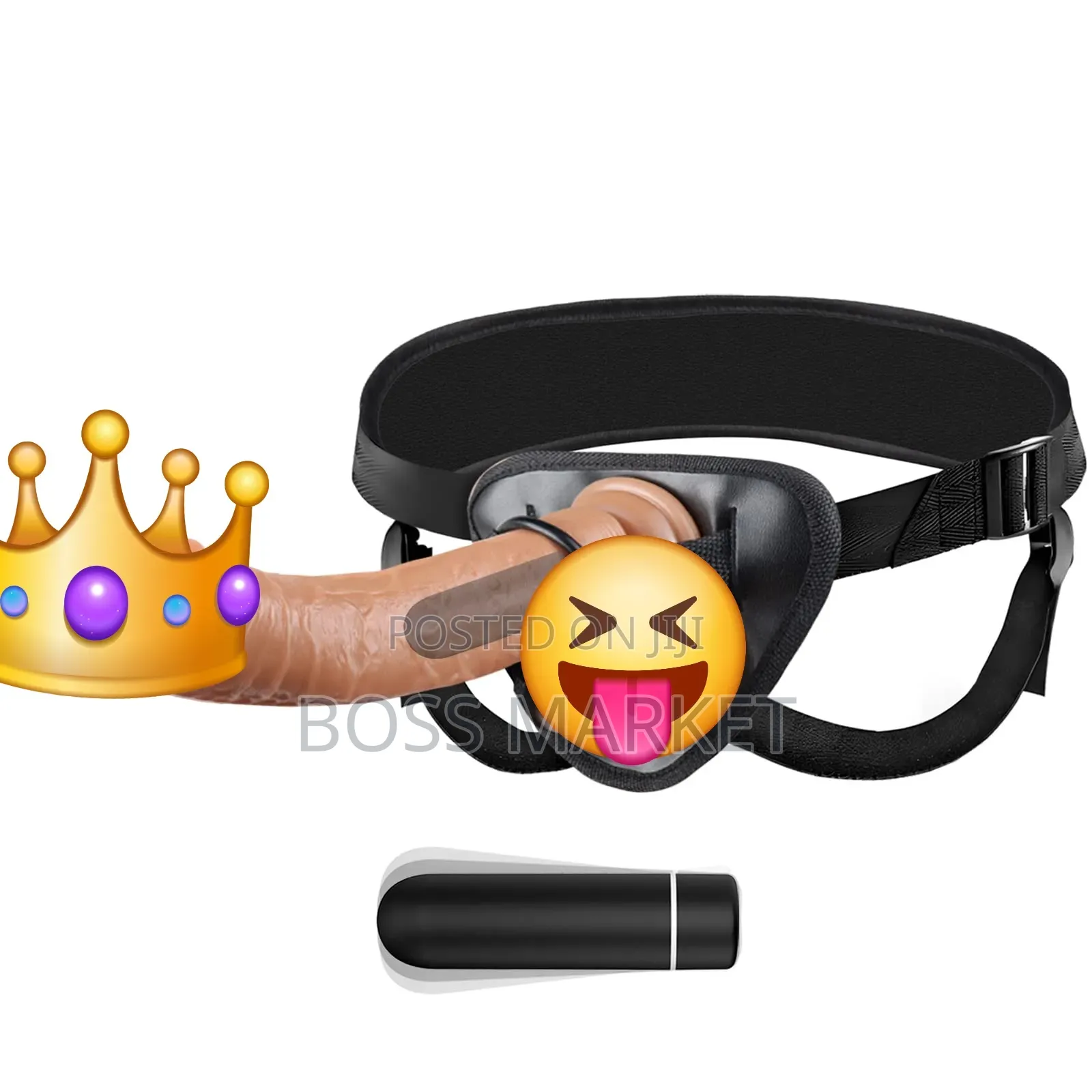Realistic Silicone Belt Dildo