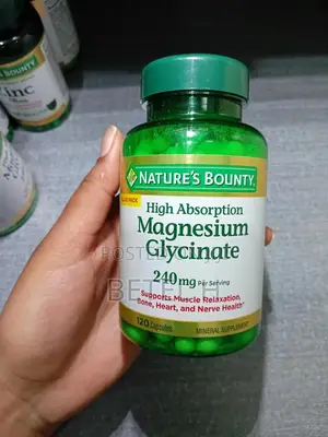 Nature's Bounty High Absorption Magnesium Glycinate 240mg - 120 Capsul
