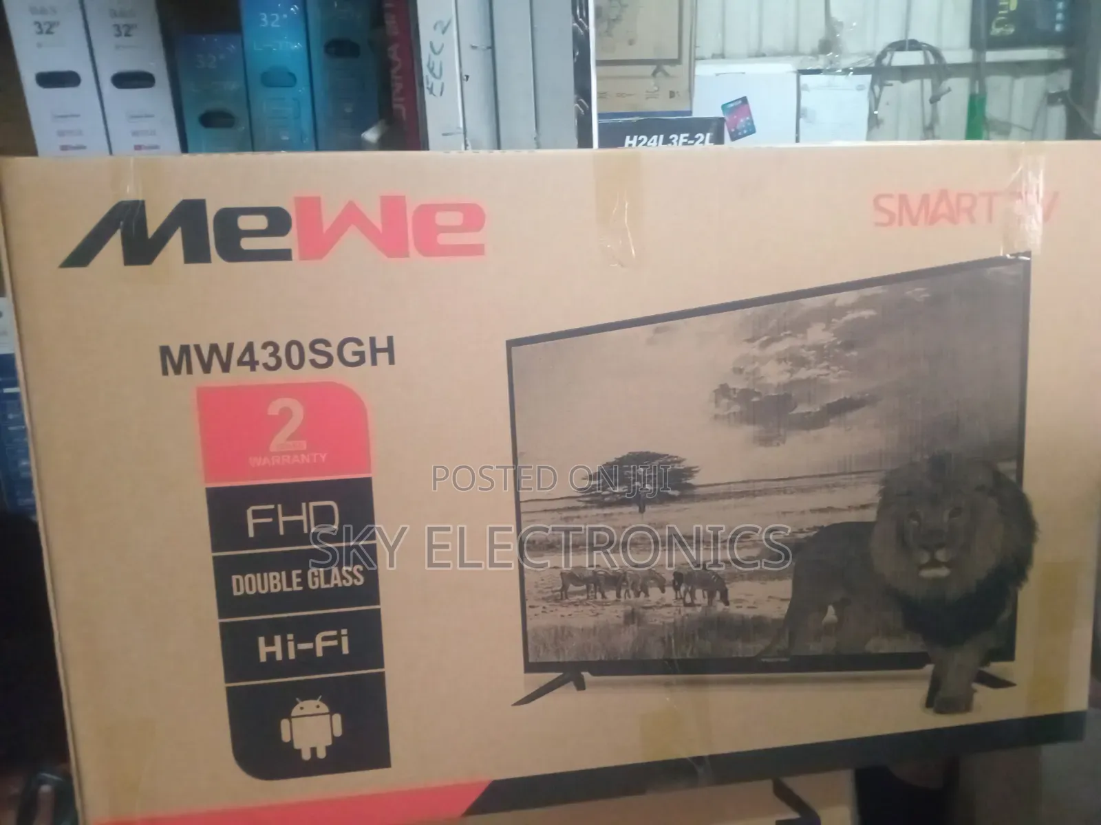 Mewe TV 43inch Led 4k Smart Android TV