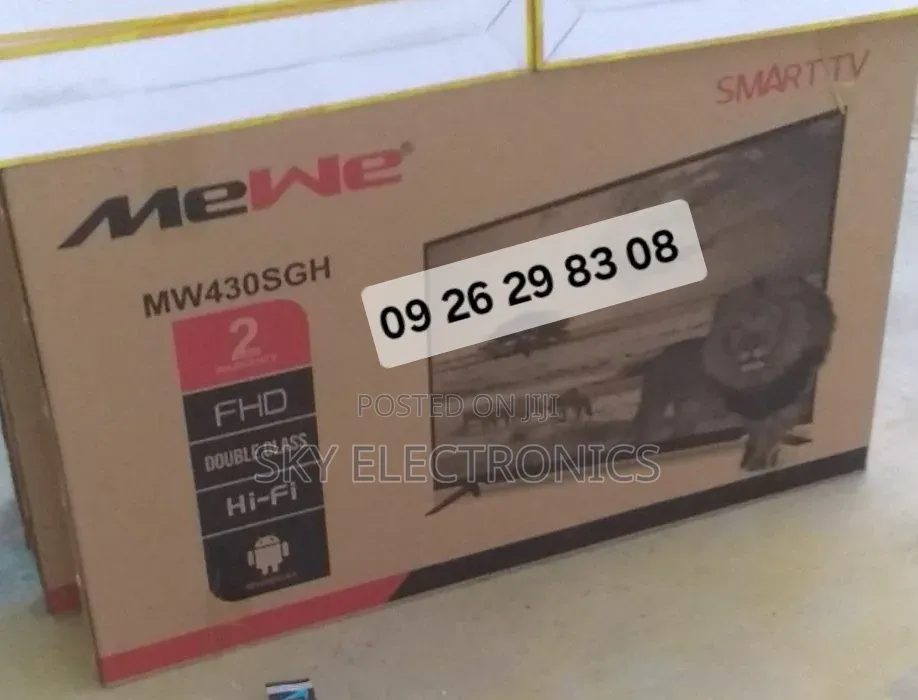 Mewe TV 43inch Led 4k Smart Android TV