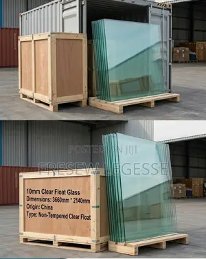 10mm Clear Float Glass, 20 Cases Are Available=280 PCS