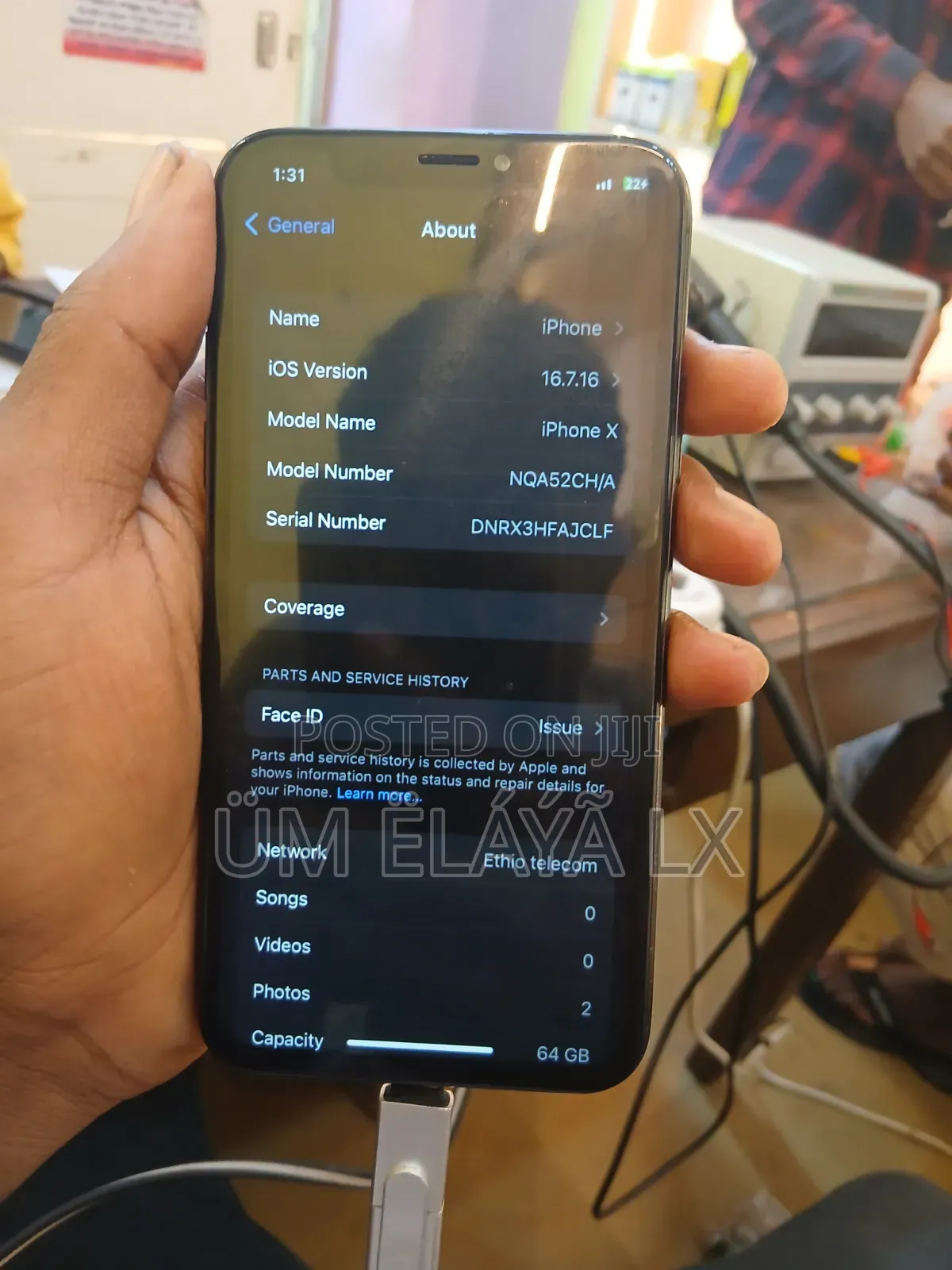 Apple iPhone X 64 GB Black