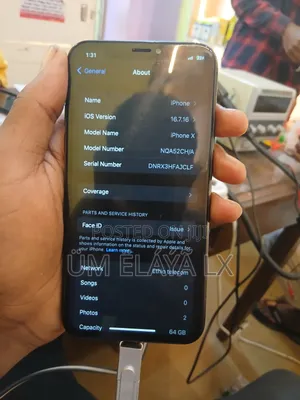Apple iPhone X 64 GB Black