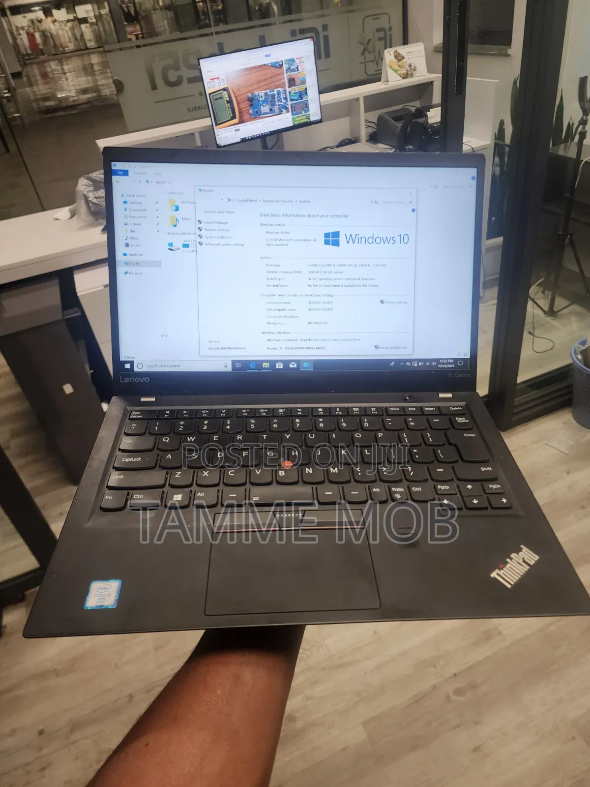 Laptop Lenovo ThinkPad X1 Carbon 8GB Intel Core i5 SSD 512GB