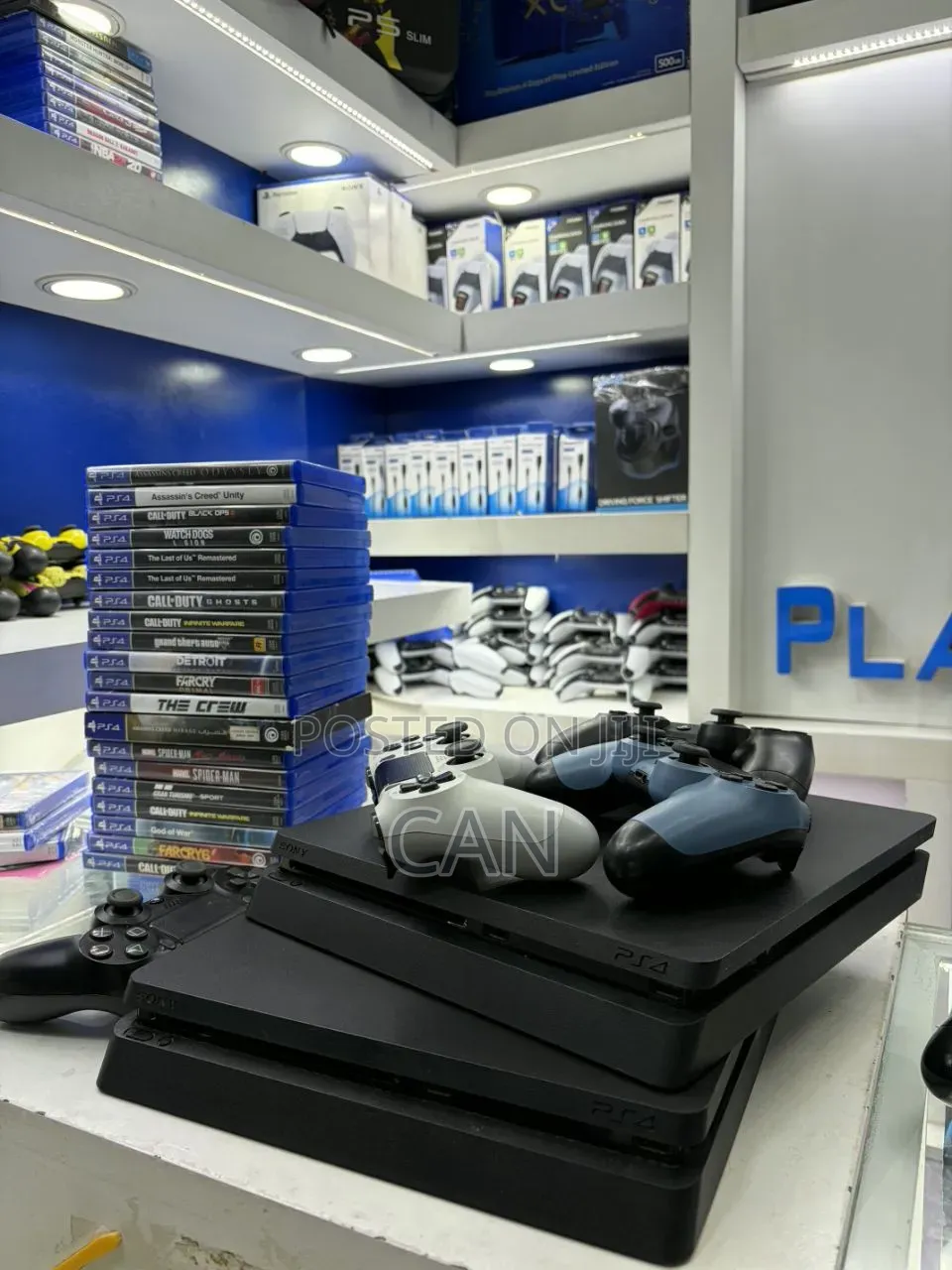 PlayStation 4 - Slim Model - 500gn / Cd ሚቀበል /