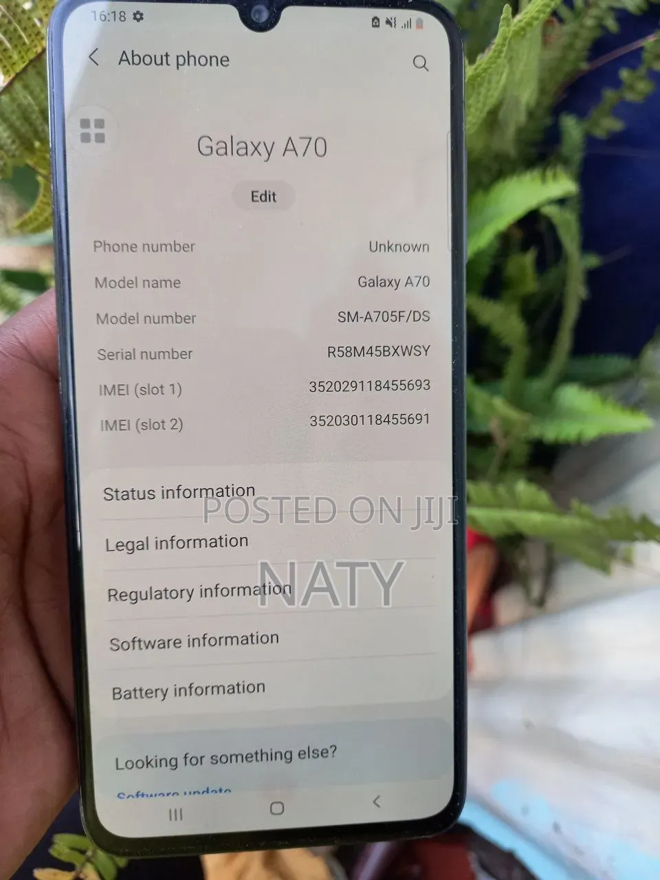 Samsung Galaxy A70 128 GB Blue