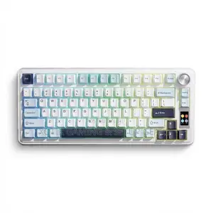 75% Aula S75 Pro Mechanical Keyboard - Gaming Keyboard W Screen Knob