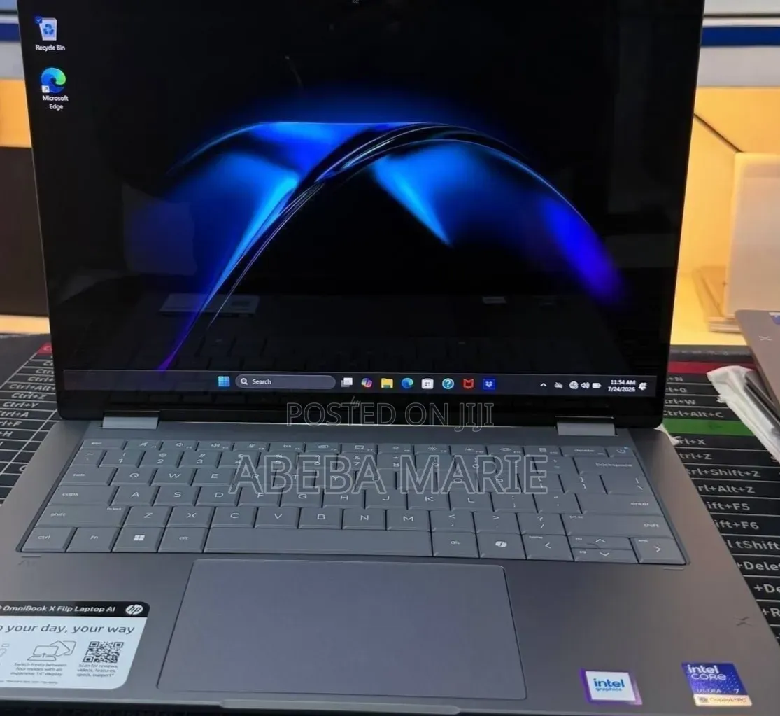 New Laptop HP OmniBook X Flip 16" 24GB Intel Core Ultra 7 SSD 512GB