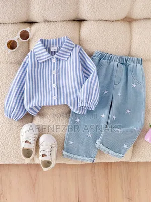 Girls Two Piece Shirt and Pant Set