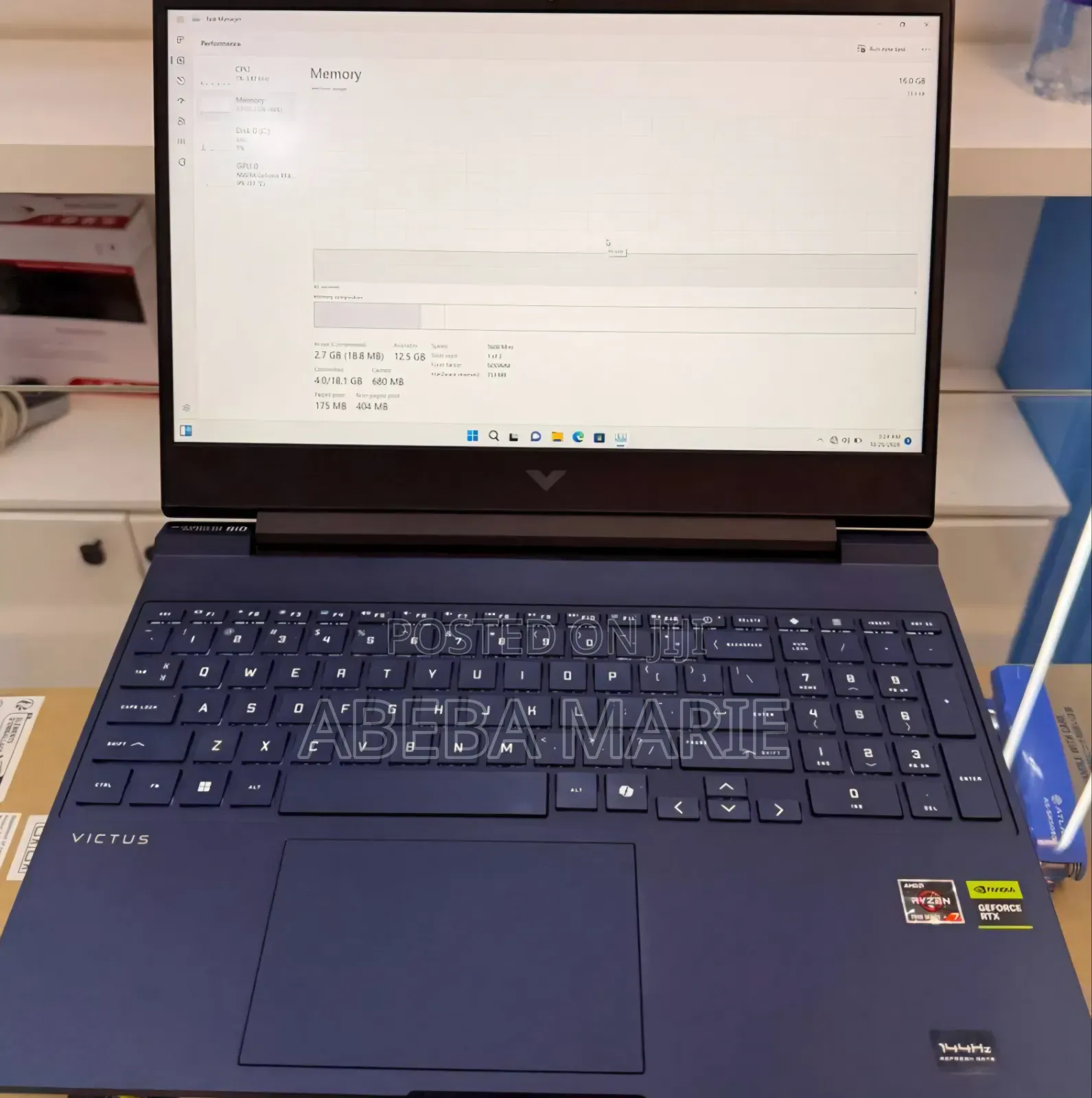 New Laptop HP Victus 15 16GB AMD Ryzen 7 SSD 512GB