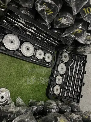 York 55 Kg Adjustable Set( ተገጣጣሚ ዳምፔልና ባርቤል )