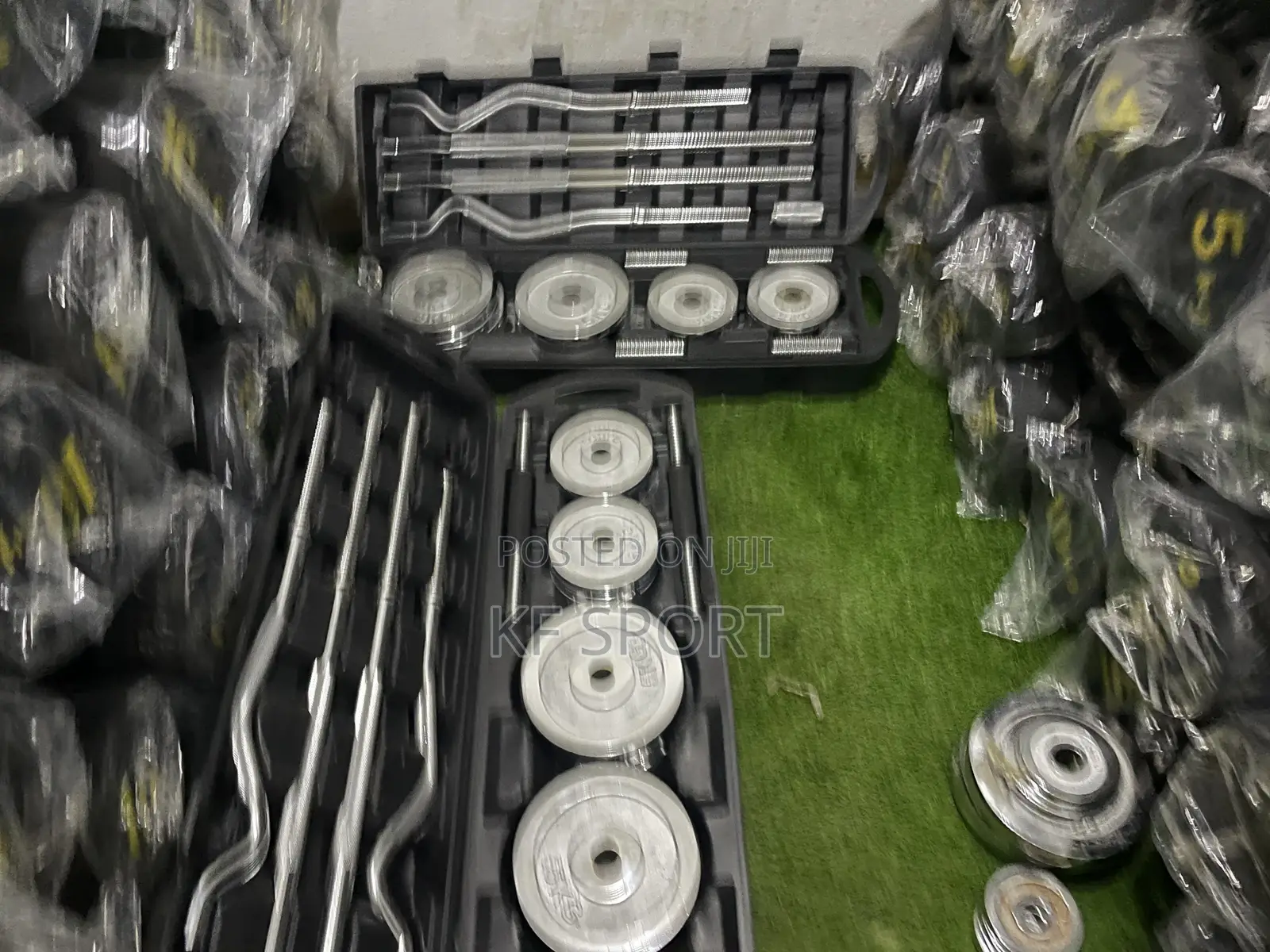 York 55 Kg Adjustable Set( ተገጣጣሚ ዳምፔልና ባርቤል )